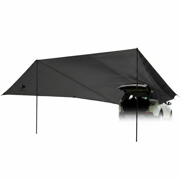Car Tailgate Awning 19 X 16 FT, Waterproof Camping Shelter | Fits SUV, Truck, Van & Jeep, Easy Setup, UV Protection, Large Shade Coverage