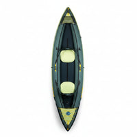 Inflatable Touring Kayak 1-Person & 2-Person with Waterproof Seat & Full Accessory Kit, Lightweight Recreational Kayak for Lake, River & Fishing