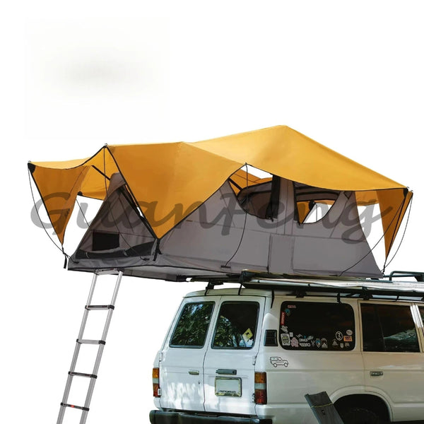 Quick Setup Soft Shell Roof Tent Waterproof Lightweight Car Roof Tent 4X4 Off-Road Landing Camping
