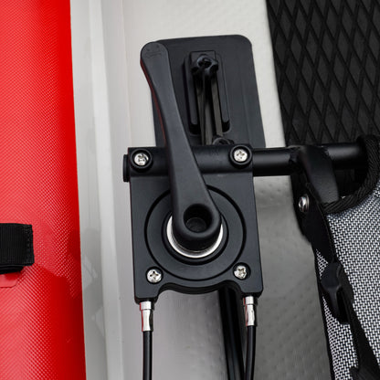 Nautiqua | ARUBA | Deluxe Paddleboard Fishing Pedal Kayak | Red