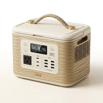 Portable Power Station Engineered for Camping, 1500Wh Capacity, 1800W Output, IP67 Waterproof Rating