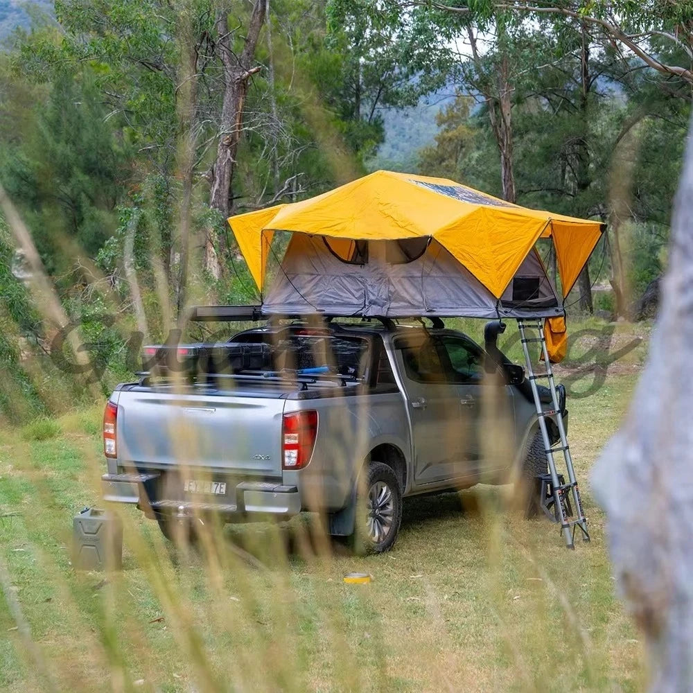 Quick Setup Soft Shell Roof Tent Waterproof Lightweight Car Roof Tent 4X4 Off-Road Landing Camping