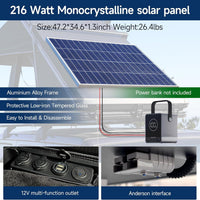 Rooftop Tent Hard Shell,Solar Panel Roof Top Tent Hardshell, Pop up Rooftop Camping for Jeep Truck Car SUV Van Wrangler.