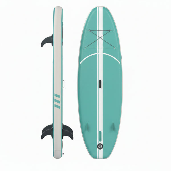 1-Person Inflatable Kayak with Drop-Stitch Floor, Lightweight, Portable, Durable Solo Kayak for Fishing, Touring, and Recreational Paddling, Blue (HIN Included)